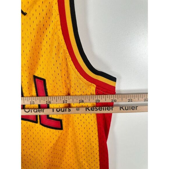 Jordan Mens Oak Hill High School Carmelo Anthony #22 Jersey Yellow Sz M 20x32 - Picture 6 of 12